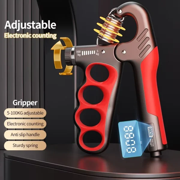 5-100Kg Adjustable Heavy Gripper Fitness Hand Exerciser